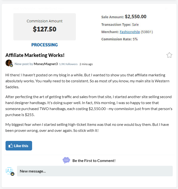 Earning money online 