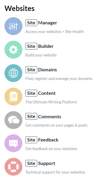 Website Building Tools 